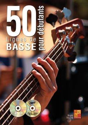 Bruno Tauzin: 50 Lignes De Basse Pour Debutants Bass Guitar