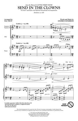 Stephen Sondheim: Send in the Clowns