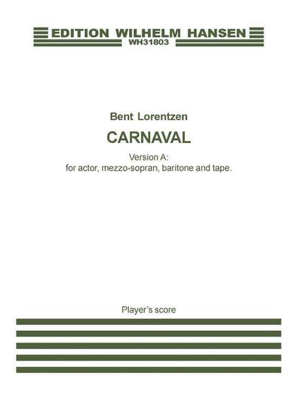Bent Lorentzen: Carnaval - Version A (Score)