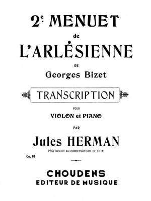 Georges Bizet: Arlesienne Menuet No2