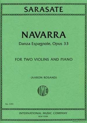 Sarasate: Navarra op.33