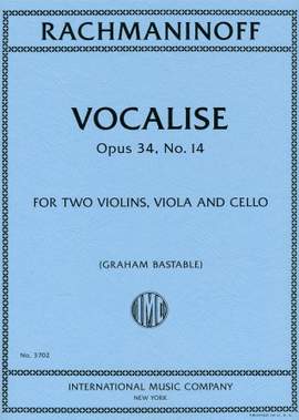 Rachmaninoff, S W: Vocalise op.34/14