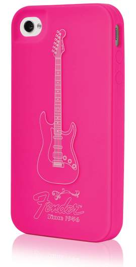 Fender iPhone 4 Protective Magenta Pick Silicone