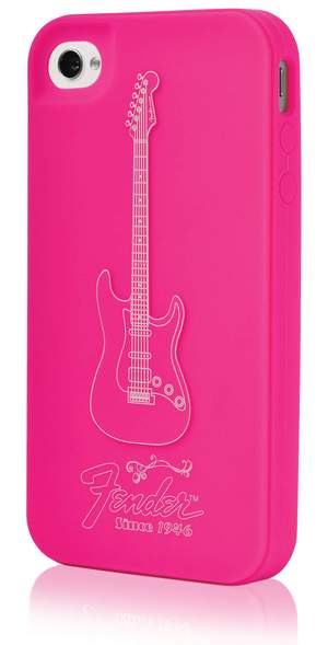Fender iPhone 4 Protective Magenta Pick Silicone