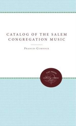 Catalog of the Salem Congregation Music