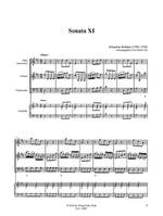 Bodinus, S: Sonata XI D major Product Image