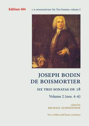 Boismortier, J B d: Six Trio Sonatas, vol. 2 op. 18/4-6