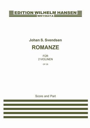 Johan Svendsen: Romanze Für 2 Violinen Op. 26