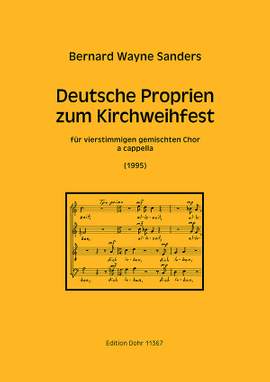 Sanders, B W: Deutsche Proprien zum Kirchweihfest
