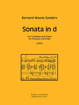 Sanders, B W: Sonata in d