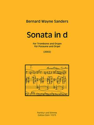 Sanders, B W: Sonata in d