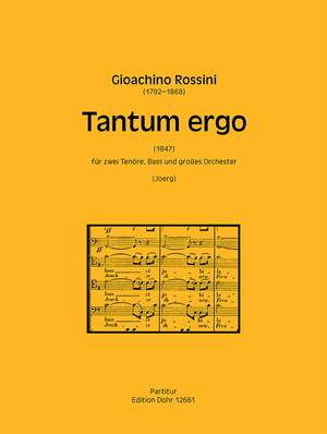 Rossini, G A: Tantum ergo (1847)