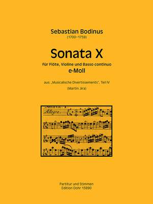Bodinus, S: Sonata X E minor