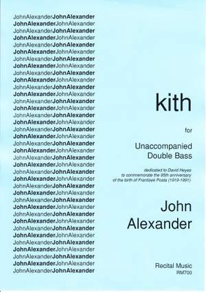 John Alexander: kith