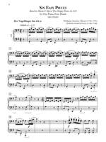 Wolfgang Amadeus Mozart/Christian Gottlob Neefe: Six Easy Pieces (based on Mozart's opera The Magic Flute, K. 620) Product Image