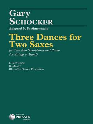 Schocker, G: Three Dances For Two Saxes