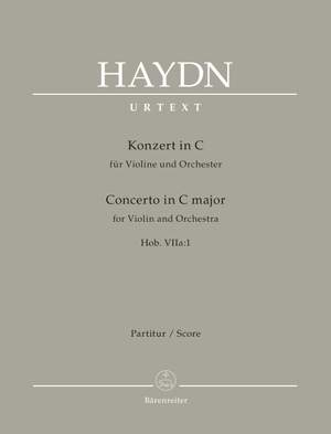 Haydn, Joseph: Concerto for Violin and Orchestra C major Hob. VIIa:1