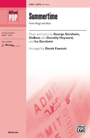 George Gershwin: Summertime (from Porgy and Bess) SATB