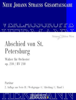 Strauß (Son), J: Abschied von St. Petersburg op. 210 RV 210