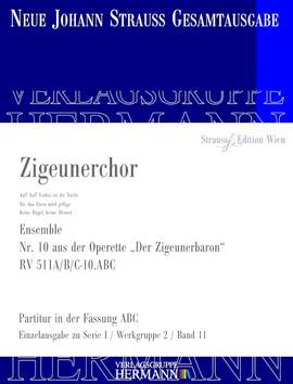 Strauß (Son), J: Der Zigeunerbaron - Ensemble (Nr. 10) RV 511A/B/C-1.ABC0