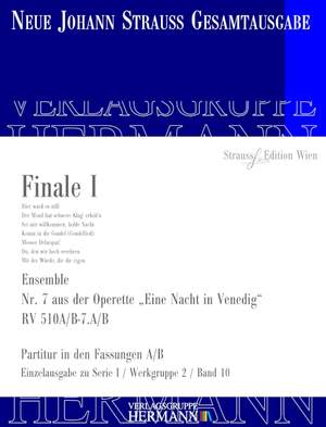 Strauß (Son), J: Eine Nacht in Venedig - Finale I (Nr. 7) RV 510A/B-7.A/B