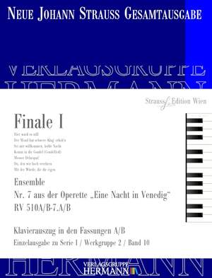 Strauß (Son), J: Eine Nacht in Venedig - Finale I (Nr. 7) RV 510A/B-7.A/B