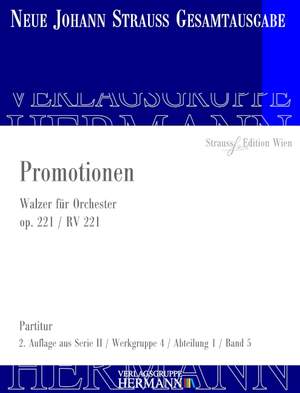 Strauß (Son), J: Promotionen op. 221 RV 221