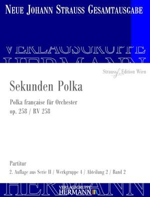 Strauß (Son), J: Sekunden Polka op. 258 RV 258