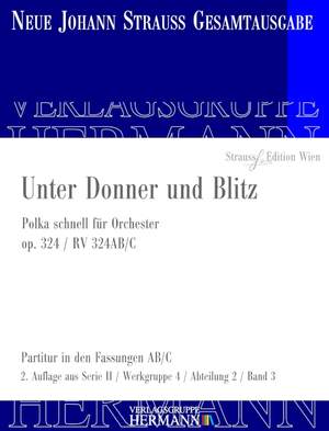 Strauß (Son), J: Unter Donner und Blitz op. 324 RV 324AB/C