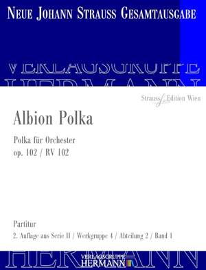 Strauß (Son), J: Albion Polka op. 102 RV 102