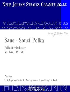 Strauß (Son), J: Sans - Souci Polka op. 178 RV 178