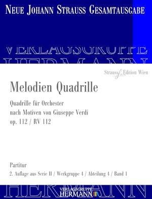 Strauß (Son), J: Melodien Quadrille op. 112 RV 112