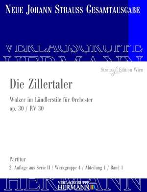 Strauß (Son), J: Die Zillertaler op. 30 RV 30
