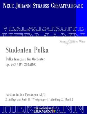 Strauß (Son), J: Studenten Polka op. 263 RV 263AB/C