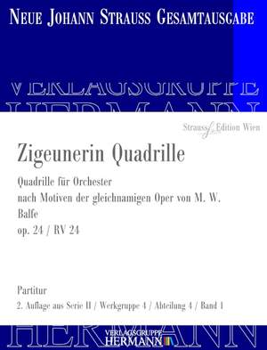 Strauß (Son), J: Zigeunerin Quadrille op. 24 RV 24