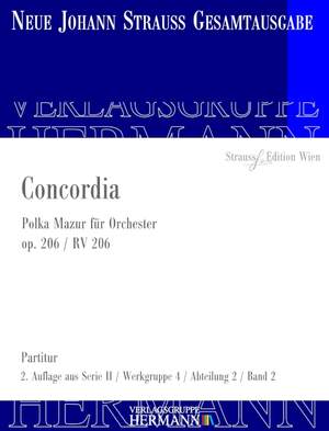 Strauß (Son), J: Concordia op. 206 RV 206