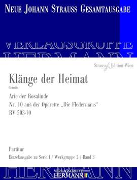 Strauß (Son), J: Die Fledermaus - Klänge der Heimat (Nr. 10) RV 503-10