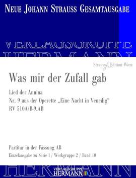 Strauß (Son), J: Eine Nacht in Venedig - Was mir der Zufall gab (Nr. 9)