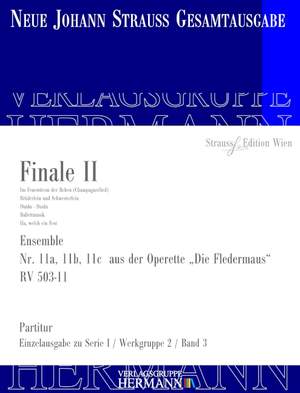 Strauß (Son), J: Die Fledermaus - Finale II (Nr. 11) RV 503-11a