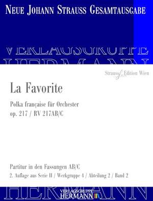 Strauß (Son), J: La Favorite op. 217 RV 217AB/C