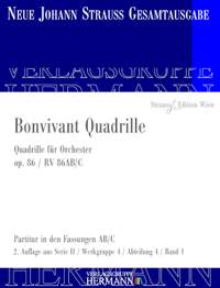 Strauß (Son), J: Bonvivant Quadrille op. 86 RV 86AB/C