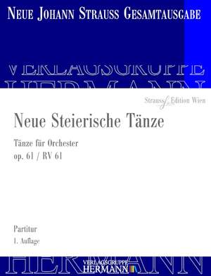Strauß (Son), J: Neue Steierische Tänze op. 61 RV 61