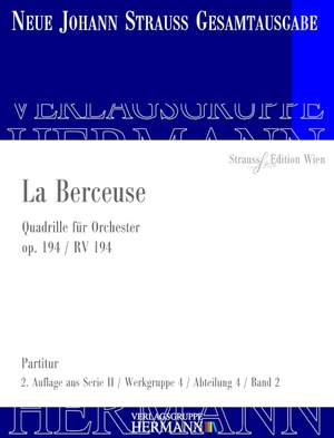 Strauß (Son), J: La Berceuse op. 194 RV 194