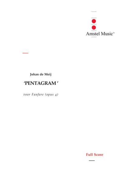 Johan de Meij: Pentagram