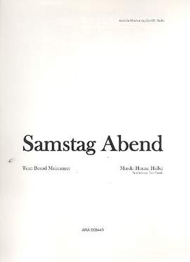 Hanne Haller: Samstag Abend