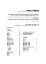 Arthur Sullivan: The Lost Chord Product Image