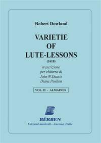 Robert Dowland: Varietie Of Lute Lessons Vol 2