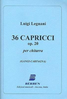 Luigi Legnani: 36 Capricci Op 20