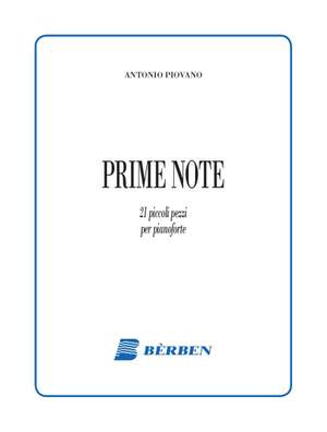 Antonio Piovano: Prime Note