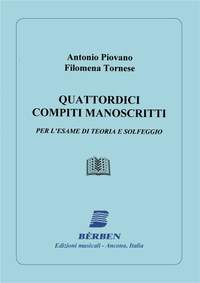 Piovano-Tornese: 14 Compiti Manoscritti